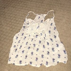 Floral Shirt with cute tassels